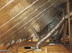 radiant barrier installation