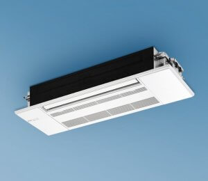 mitsubishi mlx ceiling cassette not installed