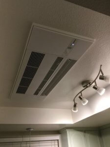 ductless mini split one way ceiling cassette install