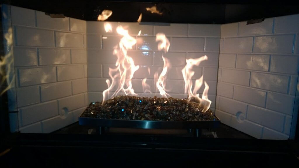 stainless steel fireplace burner