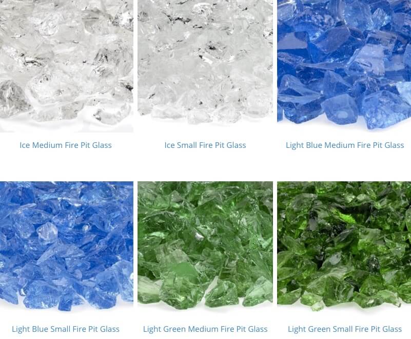 recycled fire pit glass 7-12