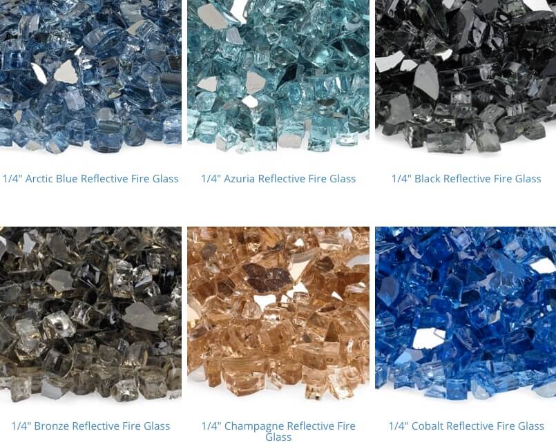 reflective fire glass 1-6
