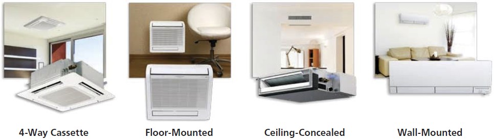 garage heating cooling types