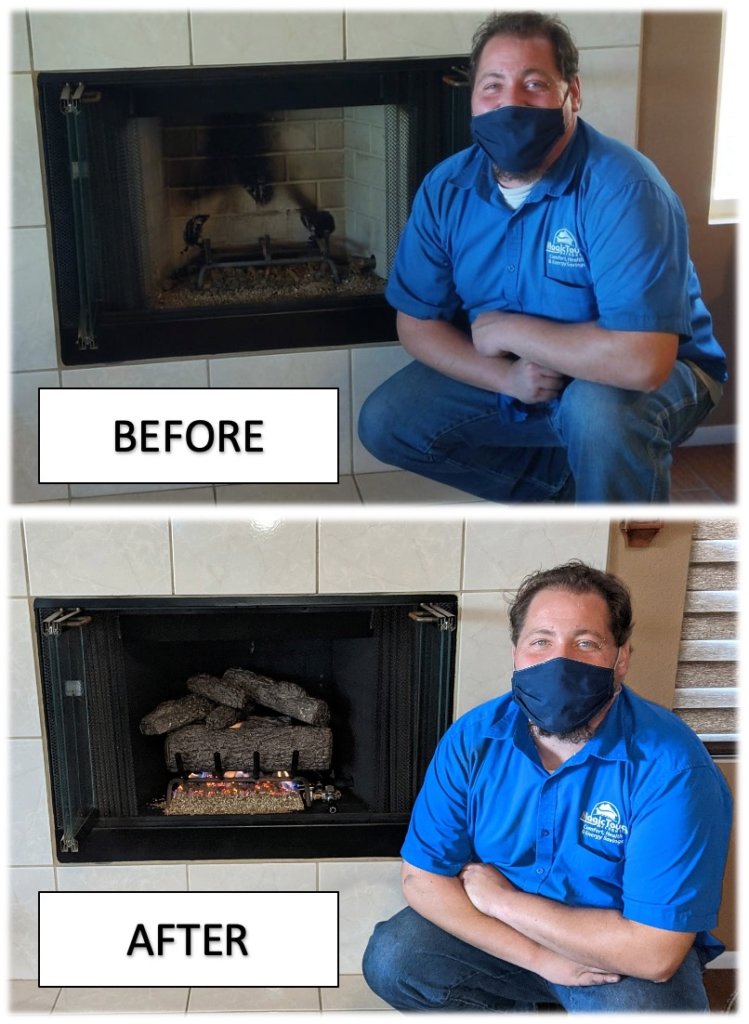 gas log set install scottsdale az