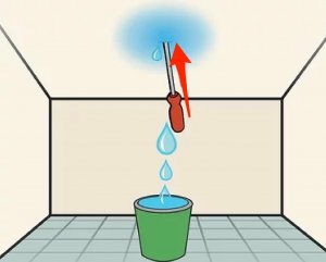 ac leaking water on ceiling