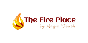 the fire place by magic touch logo
