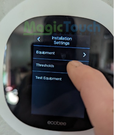 threshold settings on eco