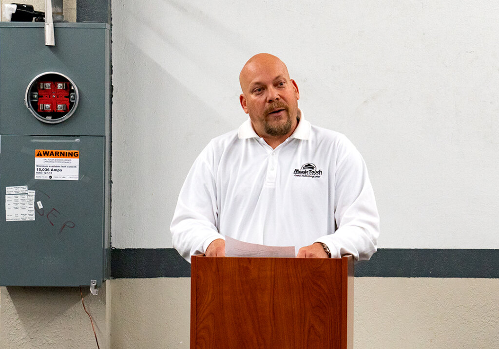 Rich speaking HVAC Tech Day