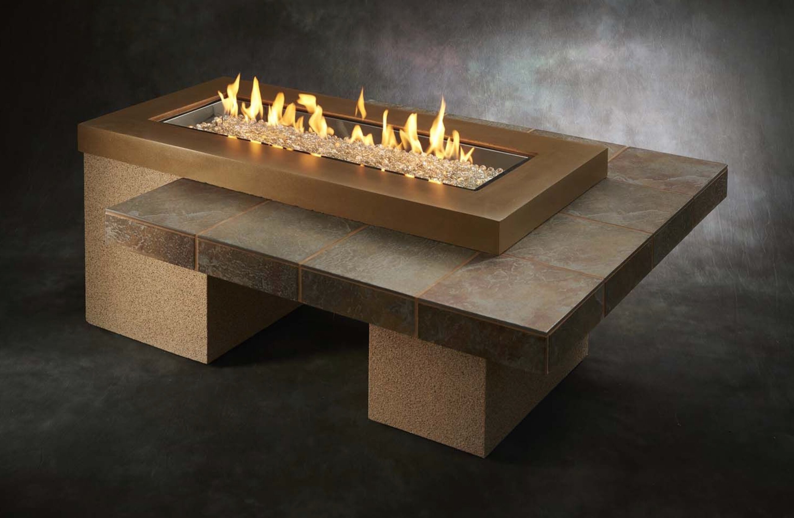 outdoor gas fire table